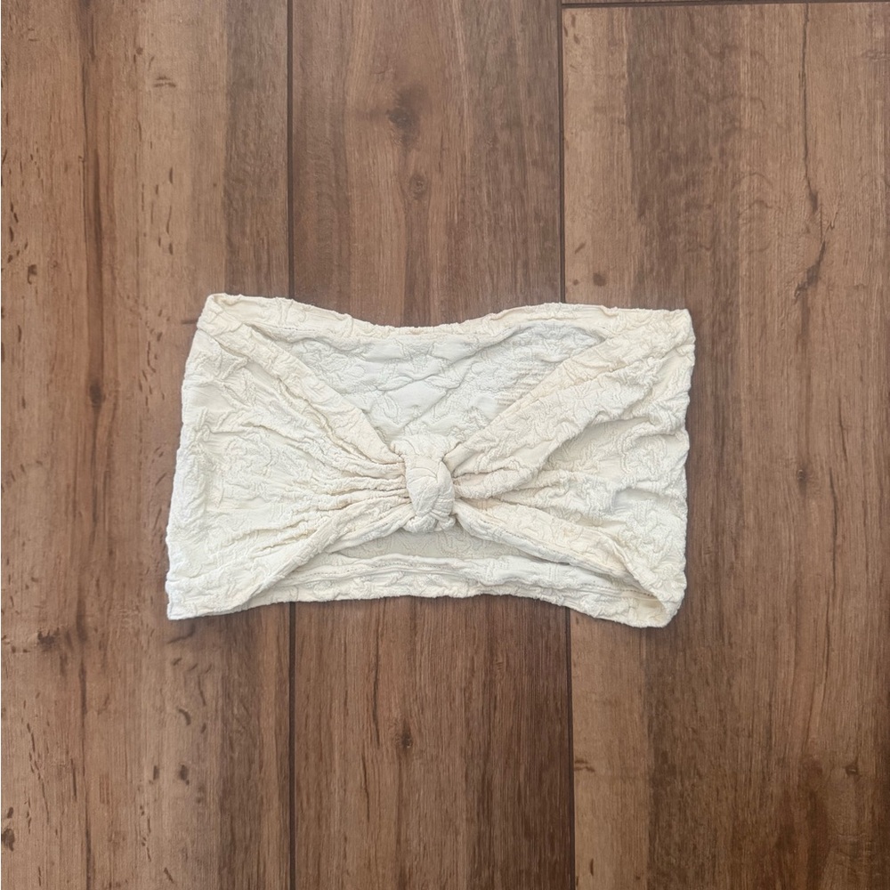Free People Cream Bandeau